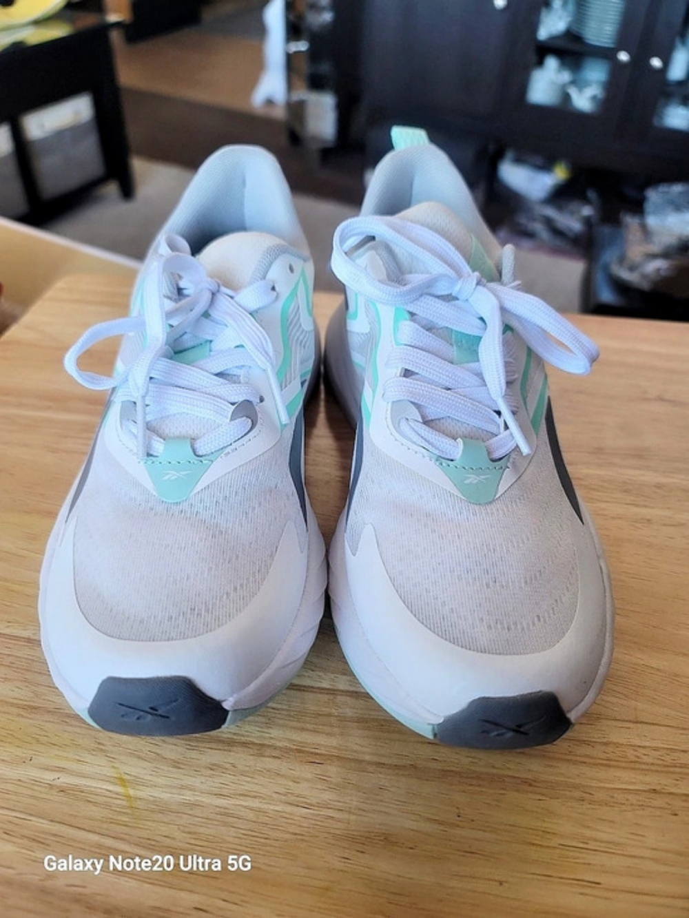 Reebok Zig Dynamica 6 Athletic Shoes White & Green US 7.5